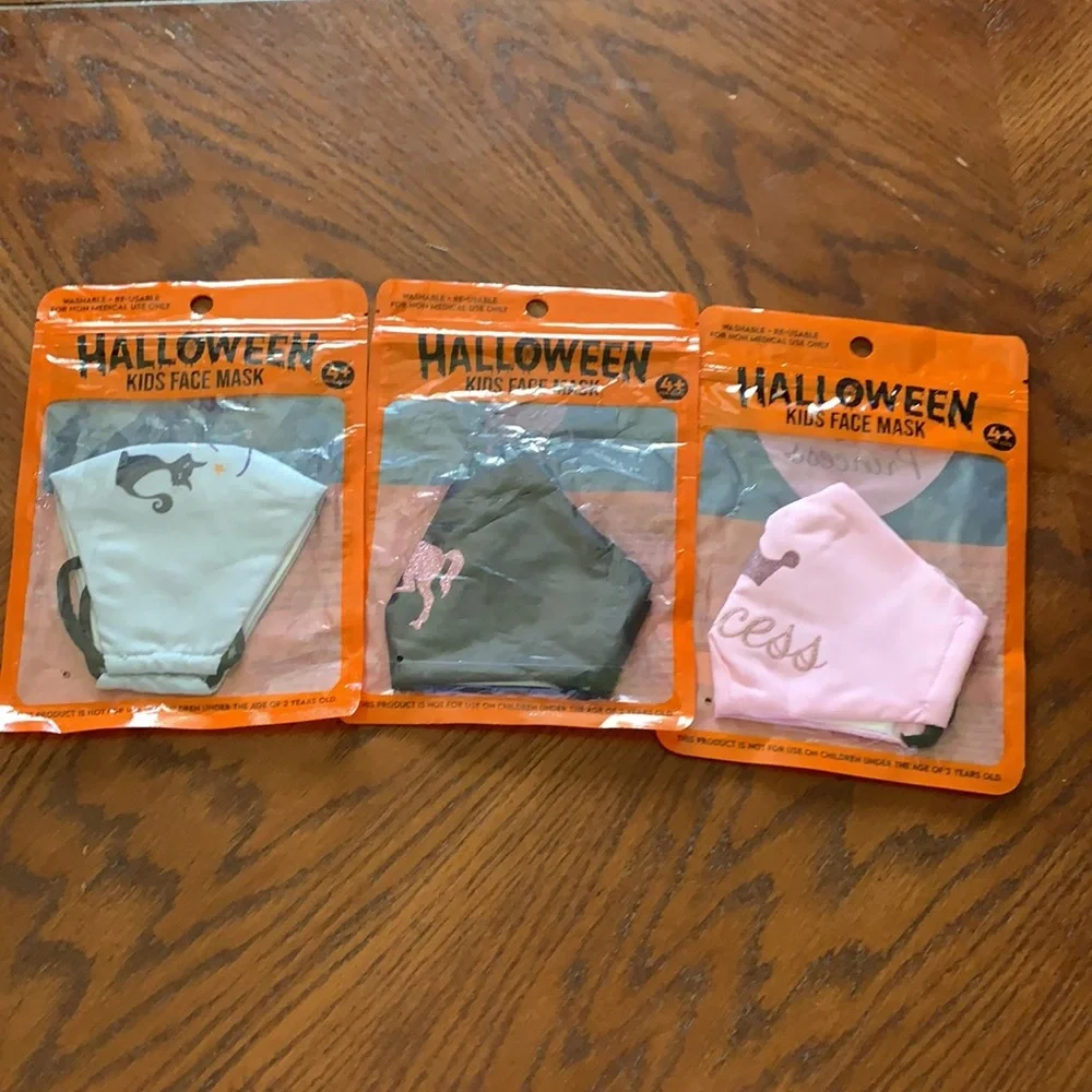 Kids Halloween Face Masks